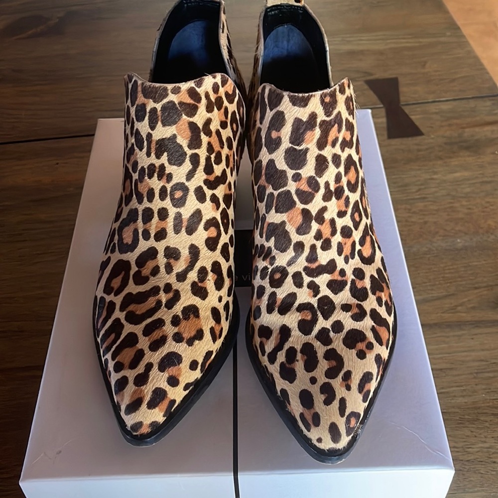 Dolce vita calf hair shoe boots